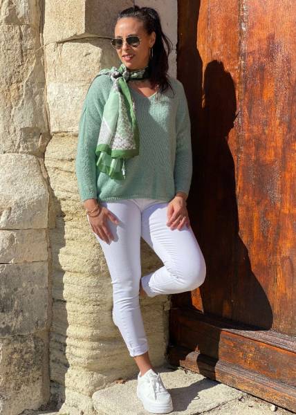 pantalon en coton slim Loultie 