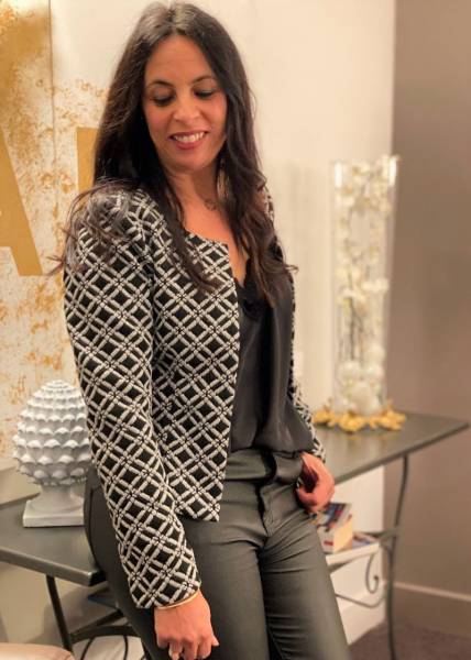 Veste courte pour femme Manuella Loultie 